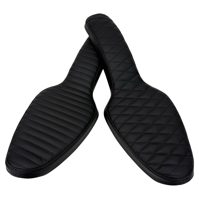 Two black, quilted Sully&