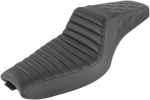 Saddlemen Step-Up Seats for 2004-2020 Harley-Davidson Sportster with 4.5-gallon tank come in brown or black, each with unique stitching and custom styles from Saddlemen.