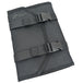 The TC Bros. Tool Roll by TC Bros. is a black and red zippered organizer case with compartments, ideal for motorcycles. MOLLE straps offer added versatility. TOOLS NOT INCLUDED.