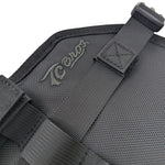 The TC Bros. Tool Roll by TC Bros. is a black and red zippered organizer case with compartments, ideal for motorcycles. MOLLE straps offer added versatility. TOOLS NOT INCLUDED.
