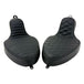 Two black motorcycle seats from Sully&