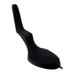 Two Sully's Customs King & Queen Seats for Hardtail, in black with high backrests and quilted stitching, shown side by side on a white background—ideal for enhancing your chopper's comfort and classic style.