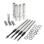 A set of S&S Cycle Quickee Adjustable Pushrods for 1999-'17 big twins w/ stock engine height +/- .050 parts for a motorcycle.