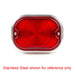 A Prism Supply PS-41 Taillight - Brushed on a white surface.