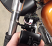 The Namz Complete Handlebar Switch Extension Kit by Namz features two black cables with multi-colored wires and white/black connectors, designed for 2014-up Harley-Davidson Touring models and compatible with CAN bus systems.
