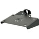 TC Bros. License Plate Relocation Bracket for 2022-Up Harley-Davidson Nightster RH975, with logo, includes screws, washers, nuts, bolt, and a black rectangular piece—all neatly arranged on a white background.