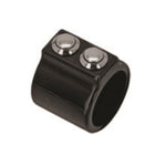 The HardDrive Handlebar Button Mini Switch Kit by HardDrive includes mounting hardware, wiring for internally-wired handlebars, and connector. Available in matte black, chrome, gold, and brushed metal finishes.