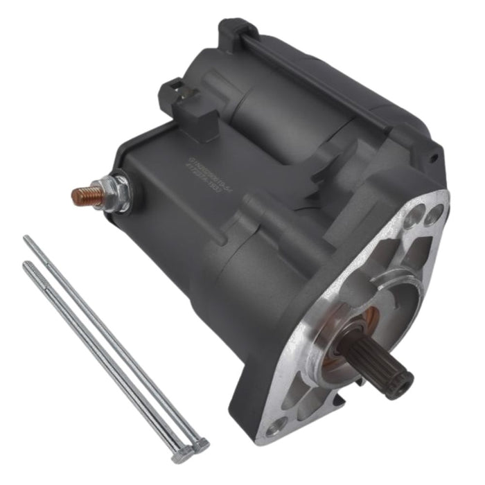 A V-Factor High Performance Starter Motor—Black for 89-06 Big Twin (except 06 Dyna), OEM