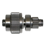 Close-up of a metallic gear mechanism featuring cylindrical components and interlocking teeth, perfect for the V-Factor Starter Drive Clutch 86-90 Sportster 883/1100/1200, 91-94 Sportster 883 OEM# 31567-81. OEM# 31567-81 adds assurance of compatibility and precision engineering.