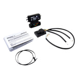 Digital KOSO D2 heads-up display (HUD) showcasing a multifunction meter, speedometer, rpm, and various vehicle warning indicators.