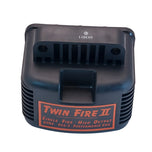 An ignition coil for an internal combustion engine, with a label warning it is not for use with solid-state ignition systems. Designed specifically for Big Twin Sportster FXD Models, the Dynatek Twin Fire II Miniature 3 Ohm Coil is a perfect fit.