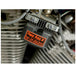 An ignition coil for an internal combustion engine, with a label warning it is not for use with solid-state ignition systems. Designed specifically for Big Twin Sportster FXD Models, the Dynatek Twin Fire II Miniature 3 Ohm Coil is a perfect fit.