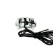 Four Moto Iron® Brake/Clutch Mounted Switches and black handlebar switch housings are arranged diagonally on a white background.
