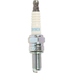 A CR9EB spark plug next to an NGK Spark Plug for Harley-Davidson M8 and XG CR8EIX spark plug.