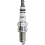 Side view of two NGK Spark Plug for Harley-Davidson Twin Cam and Sportster Evolution units featuring threaded metal bodies and white ceramic insulators.