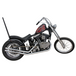 Two black, ribbed TC Bros. Cobra Hardtail Seats are shown, one installed on a motorcycle—ideal for Sportster hardtails or anyone wanting the classic look of a TC Bros. Cobra chopper seat.