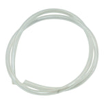 Four coils of Moto Iron® 1/4" Fuel Line tubing in black, blue, clear, and red are shown with "1/4\" ID" text, highlighting premium polyurethane fuel line made in the USA.