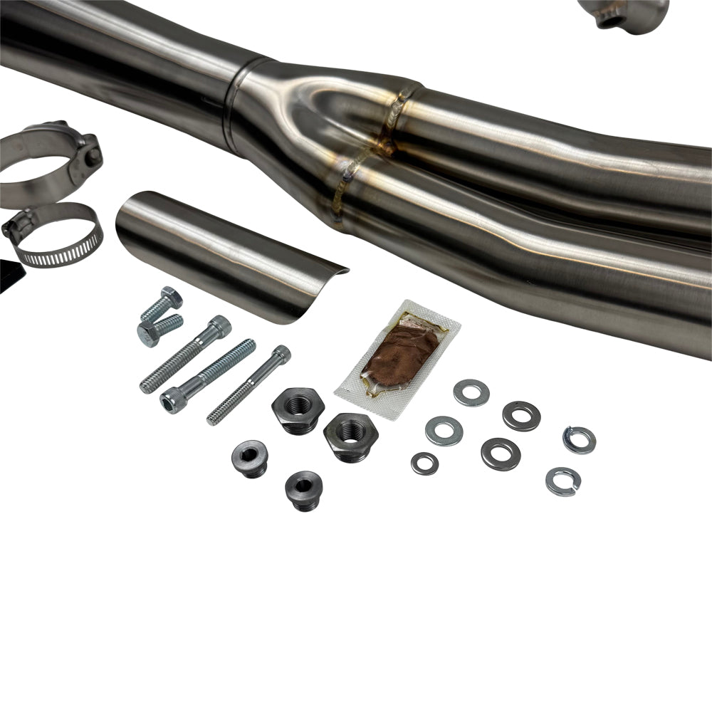 Road Rage III Stepped 2-into-1 Stainless Exhaust 1991-17 FXD