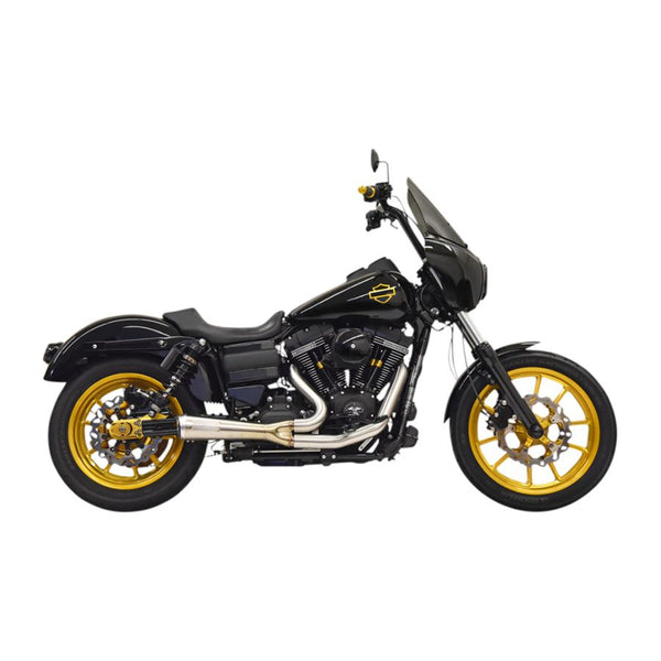 The Ripper Road Rage 2-into-1 Stainless Exhaust 06-17 FXD (w/Mids