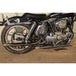 MCM Sportster Drag Pipe Set w/Heat Shields - 1957-84 Ironhead Models with MCM brand.