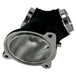 An image of a Premium 55mm CNC Ported Black Manifold for M8 Models by S&S Cycle on a metal surface with performance.