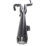 A black Two Brothers Comp S Black 2 into 1 Exhaust for Harley Nightster RH975 2022-UP on a white background.