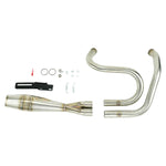 A Sawicki Speed - Cannon 2 into 1 Pipe '91-'17 Dyna Models -Stainless exhaust pipe kit for Dyna Models motorcycles.