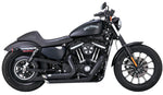 Harley-Davidson Iron 883 Vance & Hines Shortshots Staggered exhaust system -> Harley-Davidson Iron 883 Vance & Hines Shortshots Staggered Exhaust System 2014-2021 Sportster - Black.