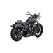 Harley-Davidson Iron 883 Vance & Hines Shortshots Staggered exhaust system -> Harley-Davidson Iron 883 Vance & Hines Shortshots Staggered Exhaust System 2014-2021 Sportster - Black.