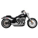 Harley-Davidson M8 Softail equipped with the Vance & Hines Shortshots Staggered Exhaust System - Chrome.