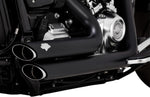 Vance & Hines Shortshots Staggered Exhaust System M8 softail - Black.