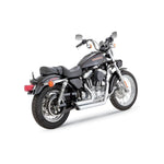A Vance & Hines Shortshots Staggered Exhaust System kit for a 99-03 Sporster motorcycle.