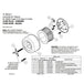 The TC Bros. Black Louvered Air Cleaner for S&S Super E & G Carbs is a black air filter assembly kit by TC Bros., featuring a chrome louvered air cleaner, cylindrical filter, mounting bracket, screws, and a star-shaped wing nut.