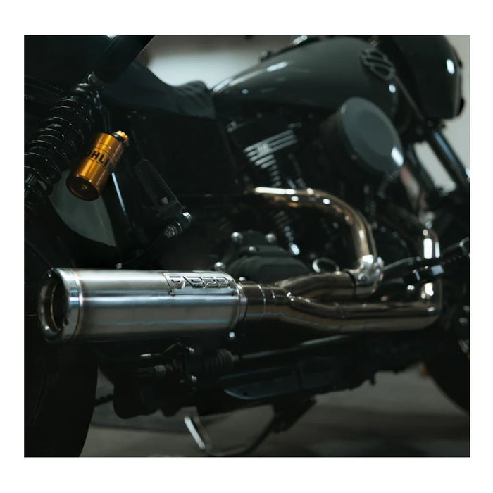 The Fab 28 Stainless Exhaust with Canister Muffler for &