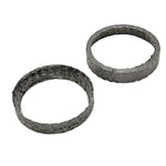 The Moto Iron® Exhaust Gasket Set for 1984-up Harley-Davidson Big Twin and Sportster, shown above, includes two metallic tapered gaskets compatible with EVO Sportster, EVO Big Twin, Twin Cam, and Milwaukee-Eight models.