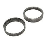 The Moto Iron® Exhaust Gasket Set for 1984-up Harley-Davidson Big Twin and Sportster, shown above, includes two metallic tapered gaskets compatible with EVO Sportster, EVO Big Twin, Twin Cam, and Milwaukee-Eight models.