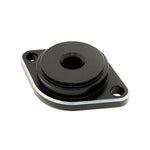 The Moto Iron® Exhaust Gasket Installation Tool for 1984-Up Harley-Davidson Big Twin and Sportster is shown both separately and mounted on an engine, with compatible Harley-Davidson models listed in bold text.