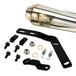 TC Bros. 2-into-1 Stainless Exhaust System for 2018-Up Harley-Davidson Softail by TC Bros., displayed with various Harley-Davidson Softail exhaust pipes in the background.
