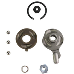 Wyatt Gatling Clutch Ramp Assembly for 1994-2020 Harley-Davidson Sportster—metal mechanical parts, such as springs, ball bearings, and hex nuts—are shown arranged on a white background. Brand: Wyatt Gatling.