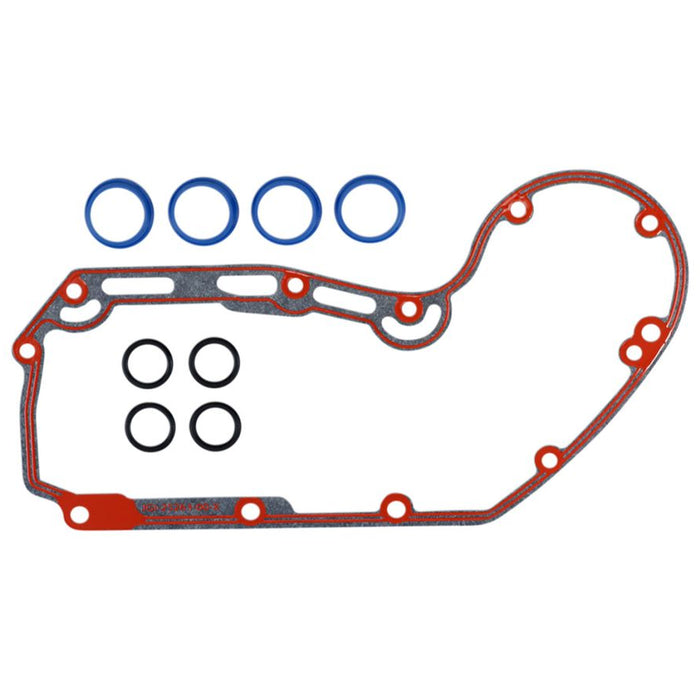 A gasket and seal kit for Harley Sportster engine during James Gaskets Cam Chest Gasket Kit For Harley Sportster 2000-2003 swap.