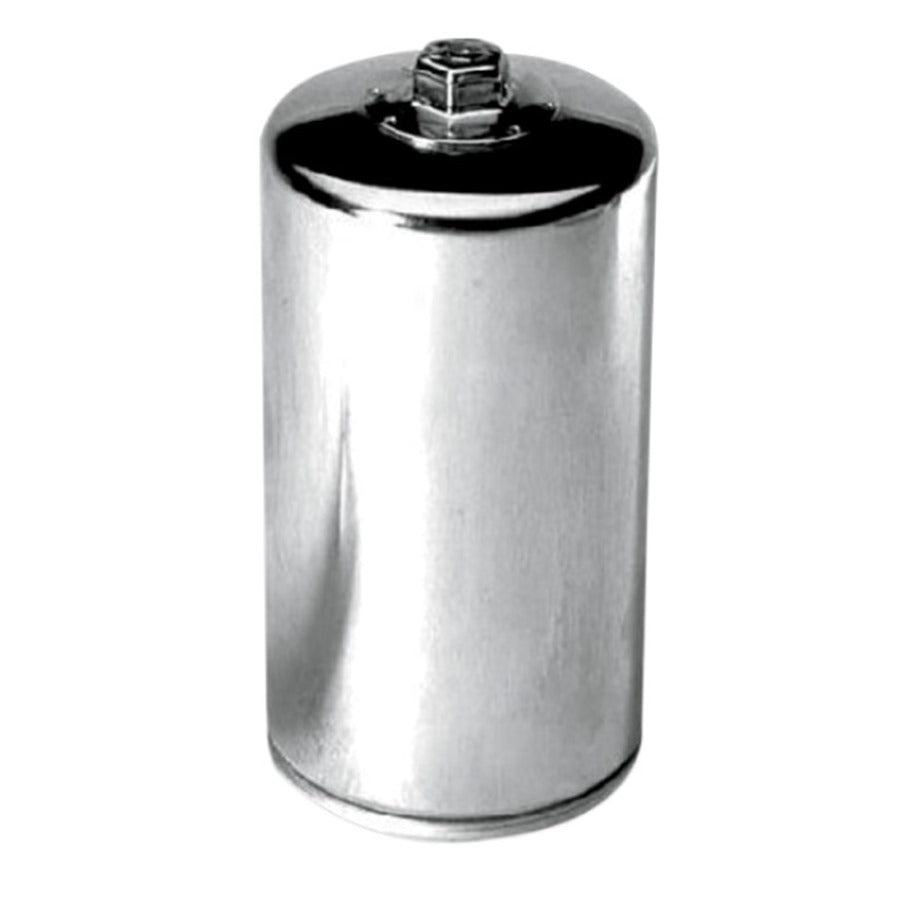 A K&N Chrome Stainless Steel canister on a white background.