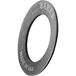 A Baker Drivetrain Comptimizer heavy duty metal washer, engraved with “BAKER” and “MADE IN USA,” is shown angled on a white background—designed specifically for use with 2011-up Harley Davidson Big Twin compensator spring assemblies.