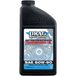 Two bottles of Drag Specialties Transmission Oil for Harley-Davidson from Drag Specialties, including one SAE 80W-90 mineral oil and one SAE 80W-140 premium synthetic transmission oil, both formulated specifically for high-performance Big Twin transmissions.