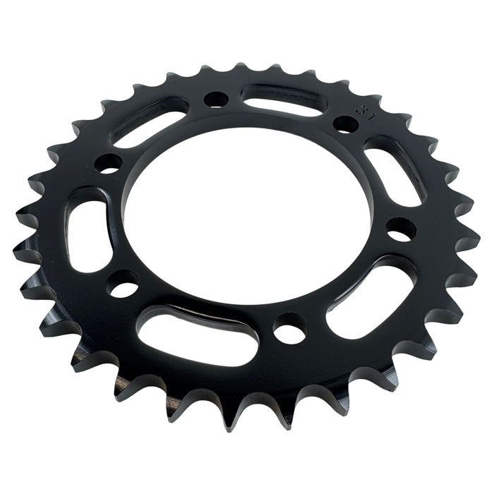 A Yamaha XS650 31T OVERDRIVE Rear Sprocket by Moto Iron® on a white background.