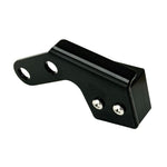 A black piece of metal with a screw, bolt, and TC Bros. Chain Slider 2006-2017 Harley Dyna from TC Bros.