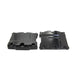 Two Wyatt Gatling black metal Top Rocker Box Cover Sets for Dyna models with multiple mounting holes, displayed on a white background.