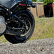 The TC Bros. Belt-to-Chain Drive Conversion Kit for 2018-Up Harley-Davidson Fat Bob includes two sprockets, gears, bolts, washers, and mounting hardware, all displayed on a white background.
