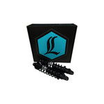 A pair of black Legend 13" Revo-A Coil Shocks 1999-2017 Harley Dyna - Black (Heavy Duty) by Legend Suspensions, in a box.