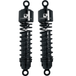 Two black Progressive Suspension Heavy Duty 13" 412 Series Shocks for Harley-Davidson Big Twin and Sportster 1958-2003 are shown side by side against a white background.