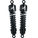 Two black Progressive Suspension Heavy Duty 13" 412 Series Shocks for Harley-Davidson Big Twin and Sportster 1958-2003 are shown side by side against a white background.
